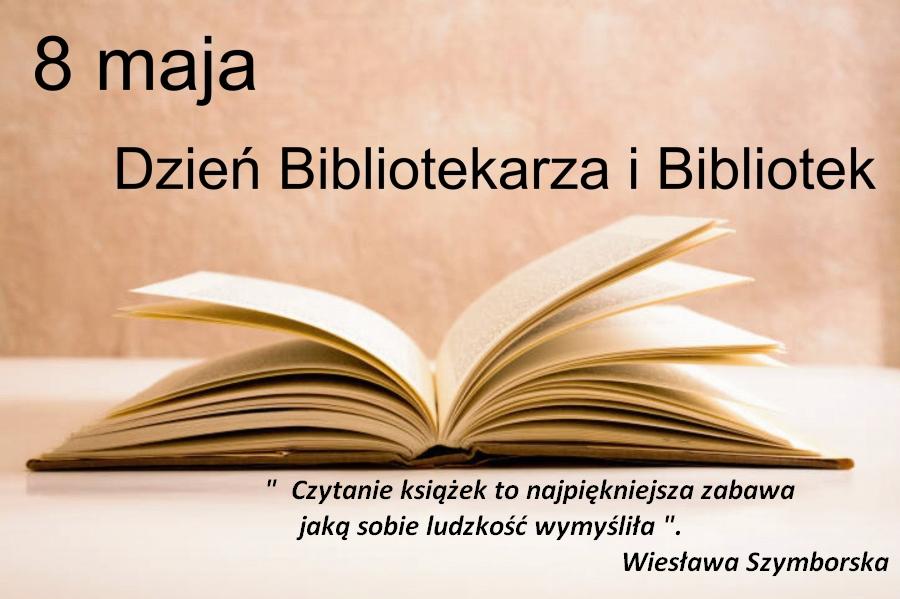 8 maja – Dzień Bibliotekarza – Gminna Biblioteka Publiczna w Młodzieszynie